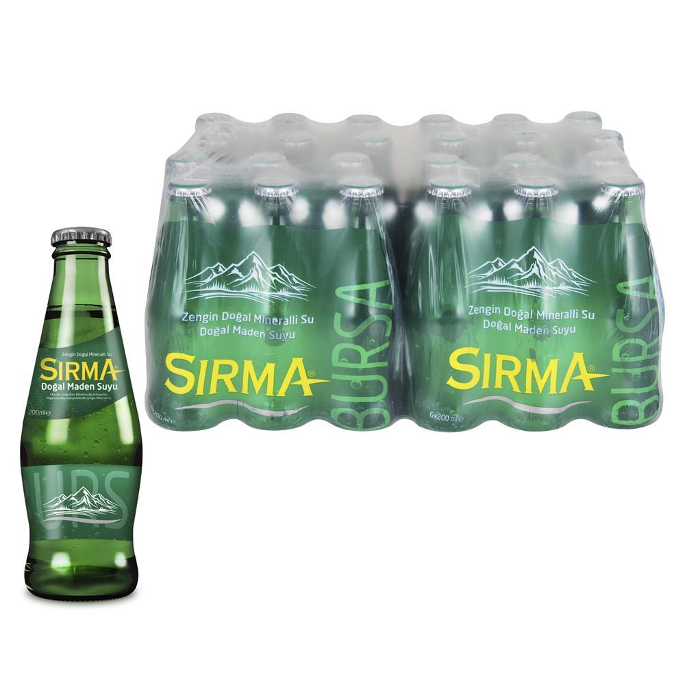 Sırma Sade Soda Maden Suyu 200 ml 24 Adet