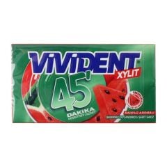 Vivident Cüzdan Sakız 45 Dakika Karpuz Aromalı Sakız 26gr 18 adet