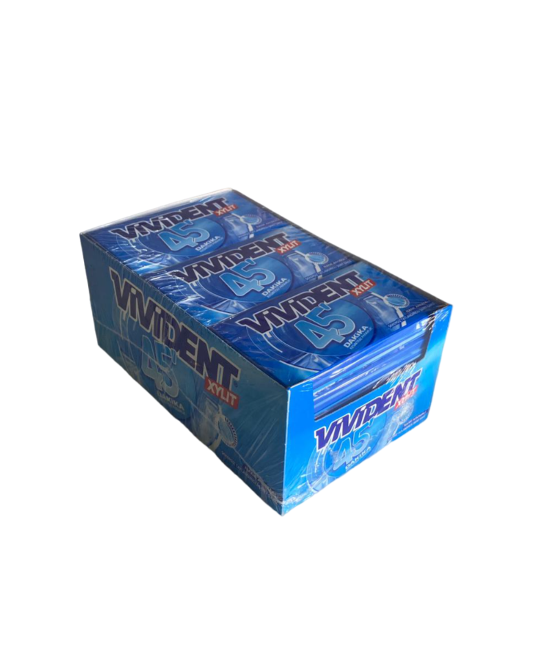 Vivident Cüzdan Sakız 45 Dakika Nane Aromalı Sakız 26gr 18 adet