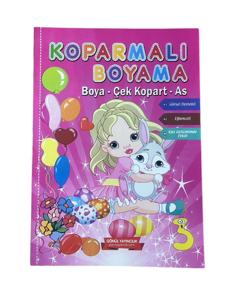 Boyama Defteri Çek Kopart 48 Sayfa 1 Adet