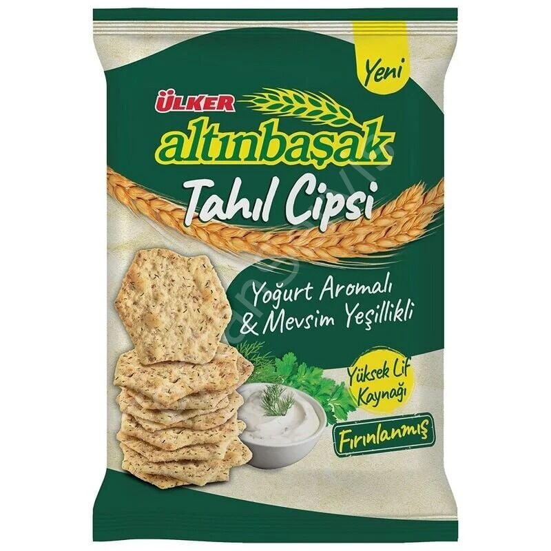 Ülker Altınbaşak Tahıl Cipsi Yoğurt Aromalı 50 gr 20 Adet