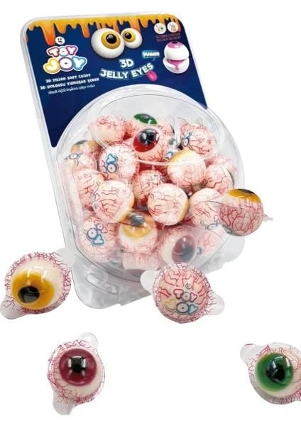 Toyjoy Jelly Eyes Göz Şeker Jelibon 18 gr 64 adet