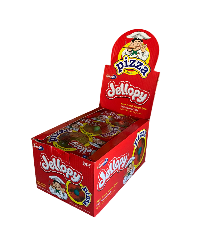 Saadet Jellopy Pizza Jelibon 20gr 24 adet