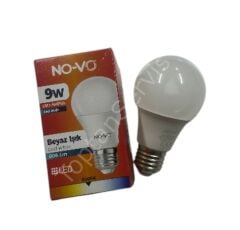 No-Vo 9W Led Ampul Beyaz Işık 1 Adet