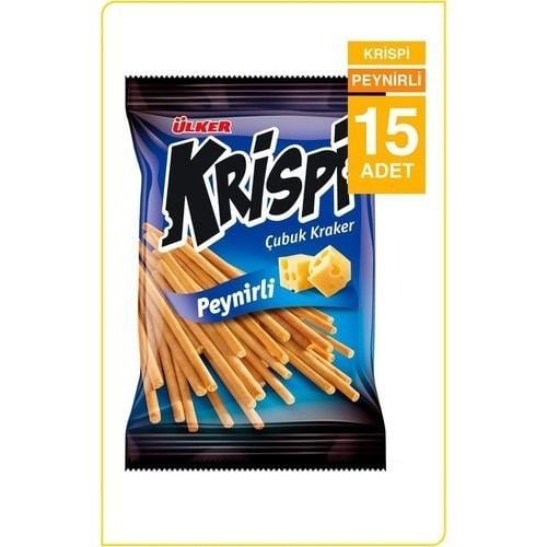 Ülker Krispi Peynirli Çubuk Kraker 43gr 15 Adet