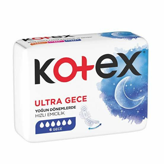 Kotex Ultra Gece Hijyenik Ped 6'li