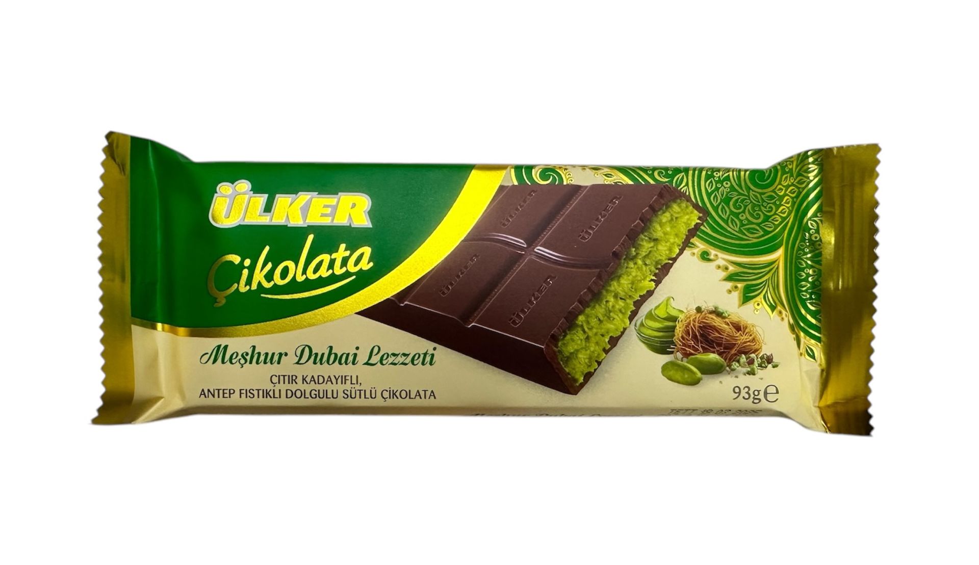 Ülker Meşhur Dubai Çikolatası 93 gr 6 Adet