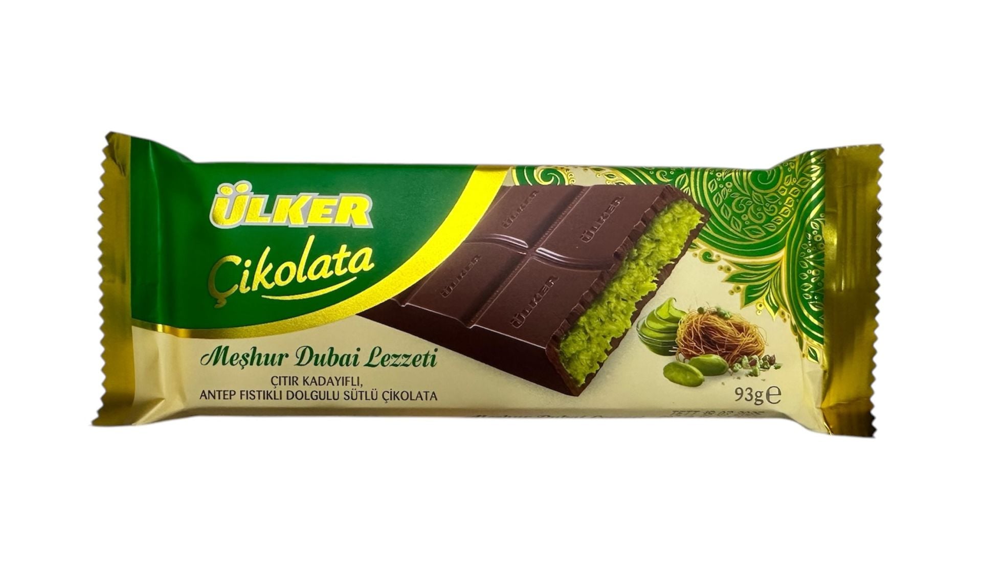 Ülker Meşhur Dubai Çikolatası 93 gr 6 Adet