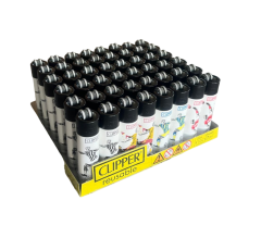 Clipper Pocket Futbolcu Desenli Taşlı Çakmak 48 Adet 1401