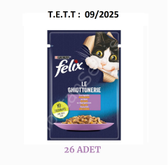 Felix Kuzu Etli Kedi Maması 85 gr 26 Adet