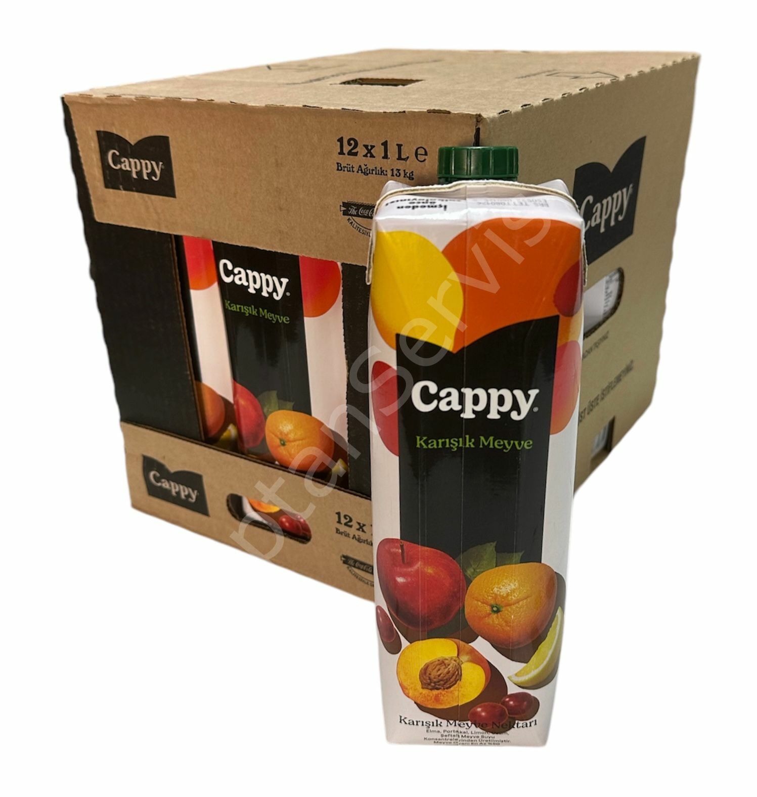 Cappy Karışık Meyve Nektarı 1 LT 12 Adet
