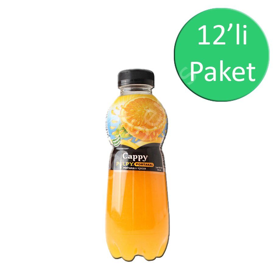 Cappy  Pulpy Portakal 330ml 12 Adet