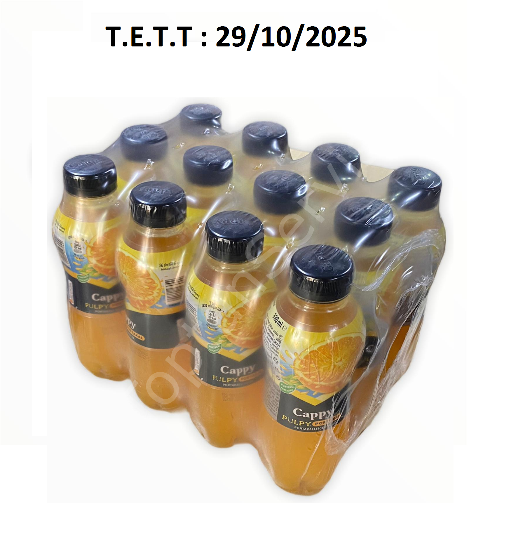 Cappy  Pulpy Portakal 330ml 12 Adet