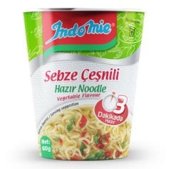İndomie Bardak Sebze Aromalı Hazır Noodle 60gr