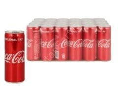 Coca Cola Kutu 250 ml 24 Adet