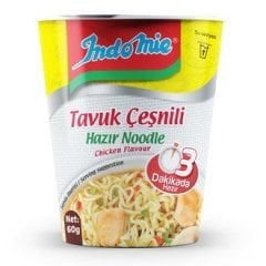 İndomie Bardak Tavuk Aromalı Hazır Noodle 60gr