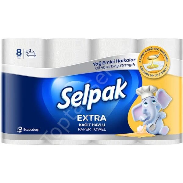 Selpak Extra Kağıt Havlu 8 Li