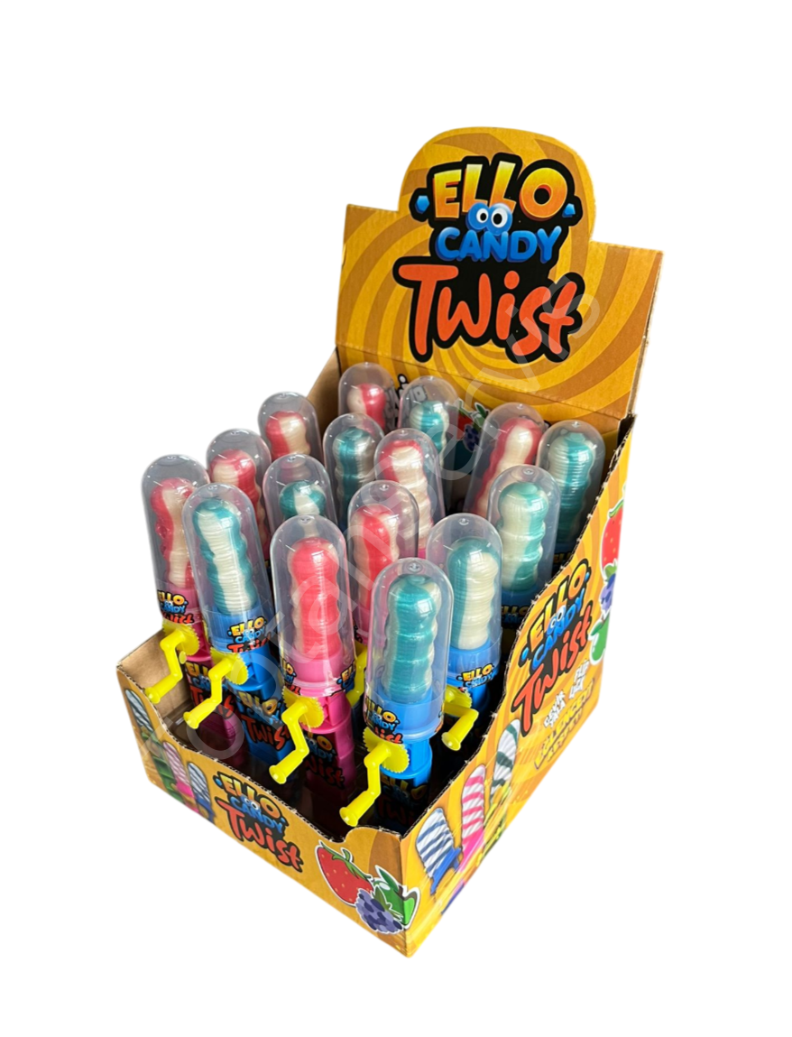 Ello Candy Twist Şeker 22 gr 16 Adet
