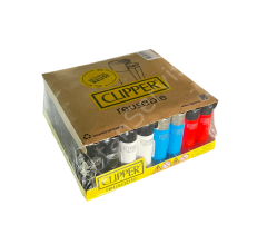 Clipper Pocket Renkli Taşlı Çakmak 48 Adet 4610