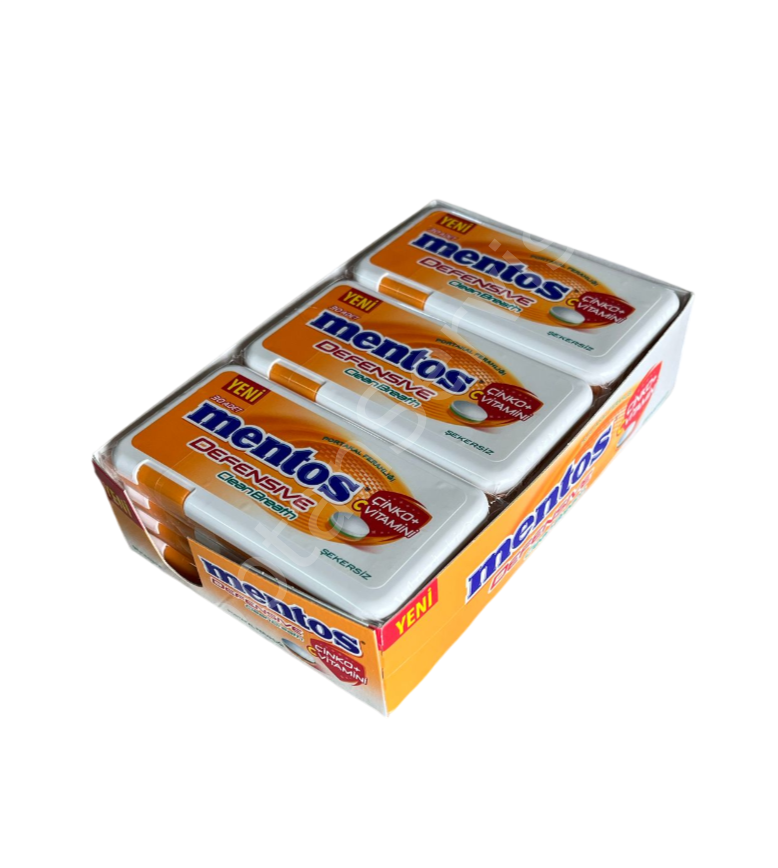 Mentos Clean Breath Portalkal Ferahlığı Tablet Şeker 21 gr 12 Adet