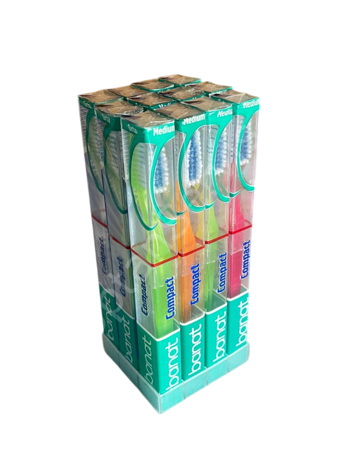 Banat Compact Medium Diş Fırçası 12 Adet