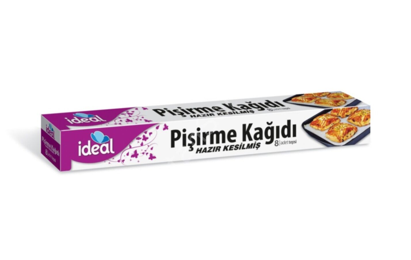 İdeal Hazır Kesilmiş Pişirme Kağıdı 8 Adet