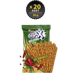 Eti Crax Baharatlı Çubuk Kraker 50 gr 20 Adet