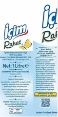 İçim Rahat Laktozsuz Süt 1 Lt 1 Adet