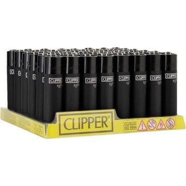 Clipper Micro Soft Siyah Taşlı Çakmak 48 Ad 0986