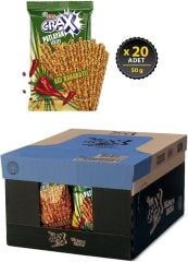 Eti Crax Patlayan Lezzet Acı Baharatlı Kraker 50 gr 20 Adet