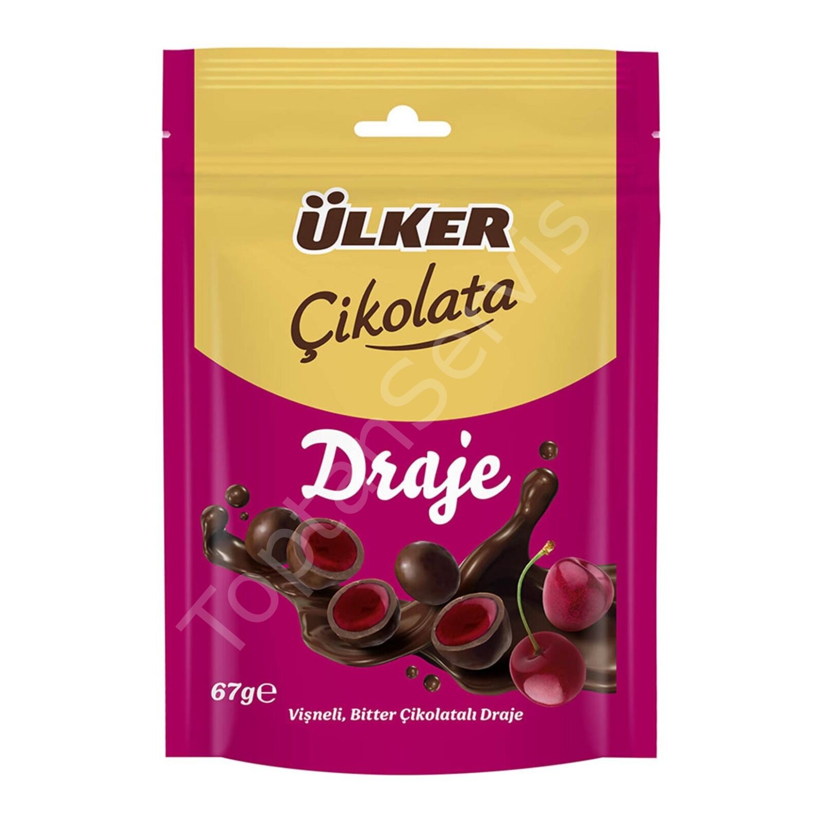 Ülker Vişneli Draje Çikolata 67 gr 1 Adet