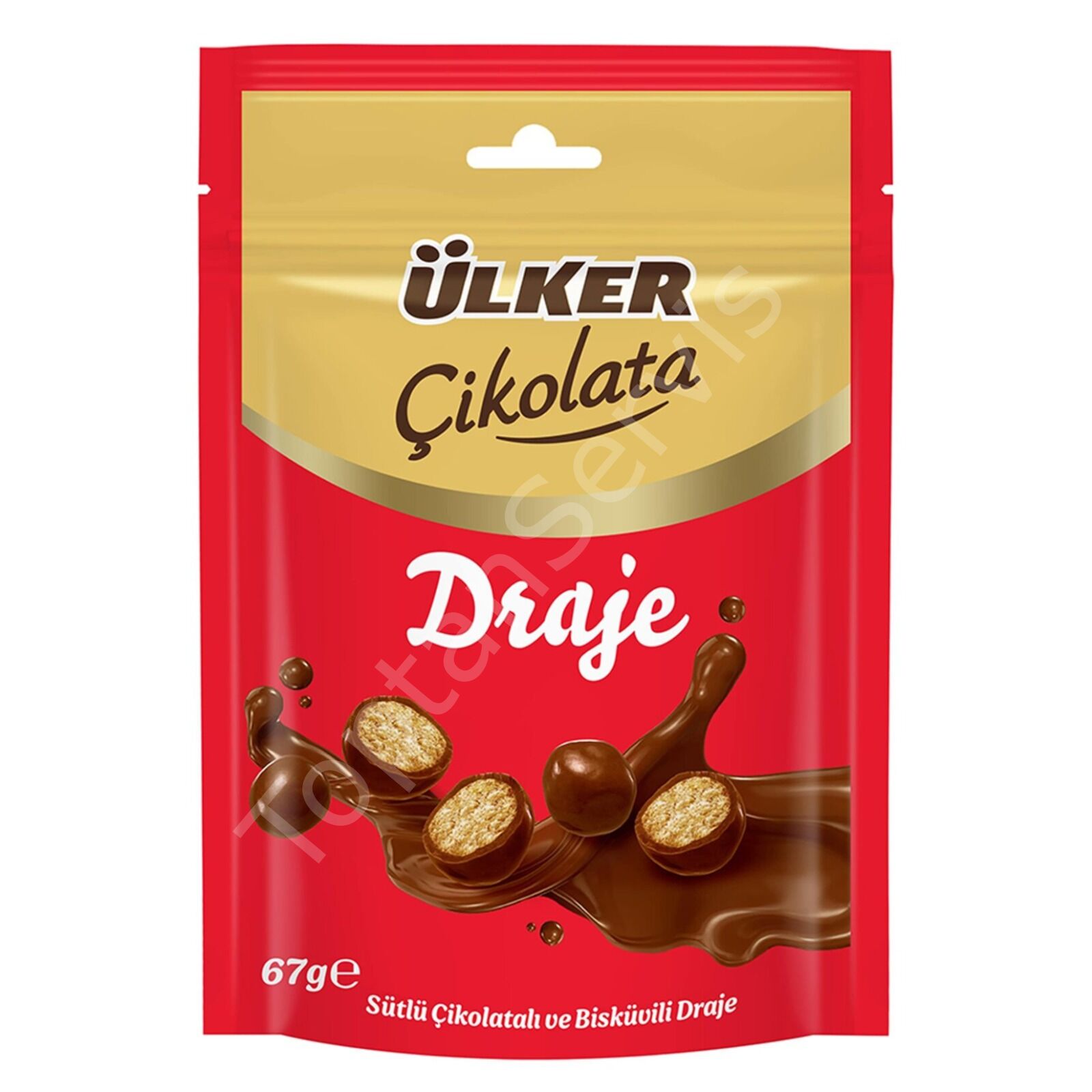 Ülker Bisküvili Draje Çikolata 67 gr 1 Adet