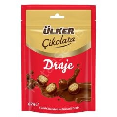 Ülker Bisküvili Draje Çikolata 67 gr 1 Adet
