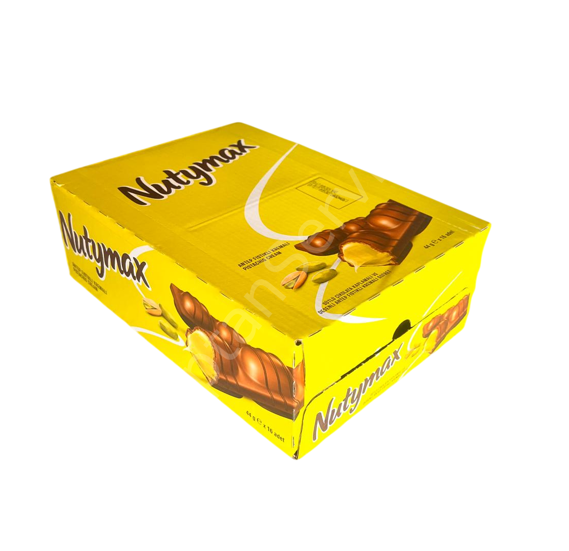 Nutymax Antep Fıstık Kremalı Gofret 44 gr 16 Adet