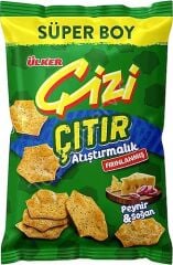 Ülker Çizi Çıtır Atıştırmalık Peynir Ve Soğan Aromalı Çerez 120 gr 1 Adet