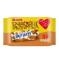 Ülker Paylaşmalık İkram Fındık Kremalı Bisküvi 3 lü 252 gr 1 Adet