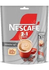 Nescafe 2si1 Arada Hazır Kahve Poşet 10 gr 20 adet