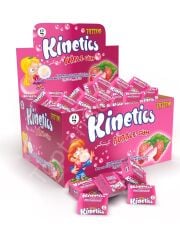 Kinetics Bubble Gum Çilek Aromalı Şekerli Sakız 100 Adet