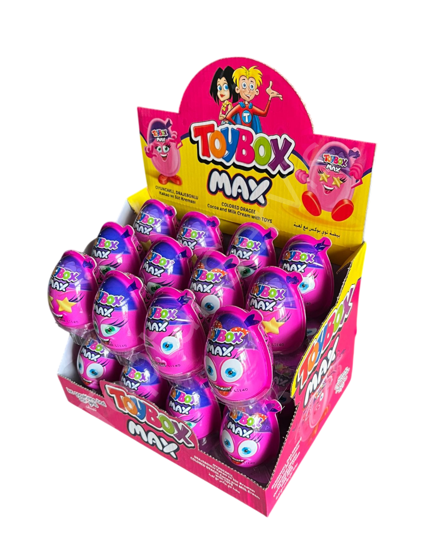 Toybox Max Yumurta Kızlara Özel 20 gr 24 Adet