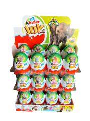 Kinder Joy Sürpriz Yumurta Nattonts Hayvanlar Alemi 24 adet