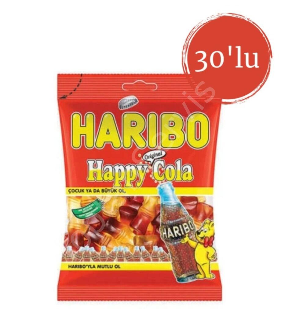 Haribo Happy Cola 80 gr 30 Adet