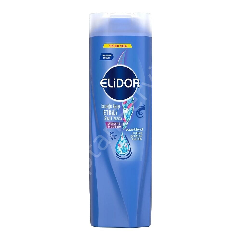 Elidor Kepeğe Karşı 2 si 1 Arada Şampuan 400 ml