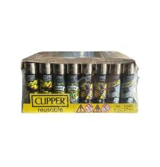 Clipper Pocet Crimes Taşlı Çakmak 48 Adet 2800
