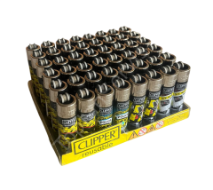 Clipper Pocket Crimes Taşlı Çakmak 48 Adet 2800
