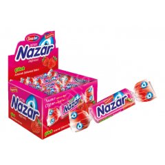 Nazar Çilek Aromalı Sakız 100 Adet