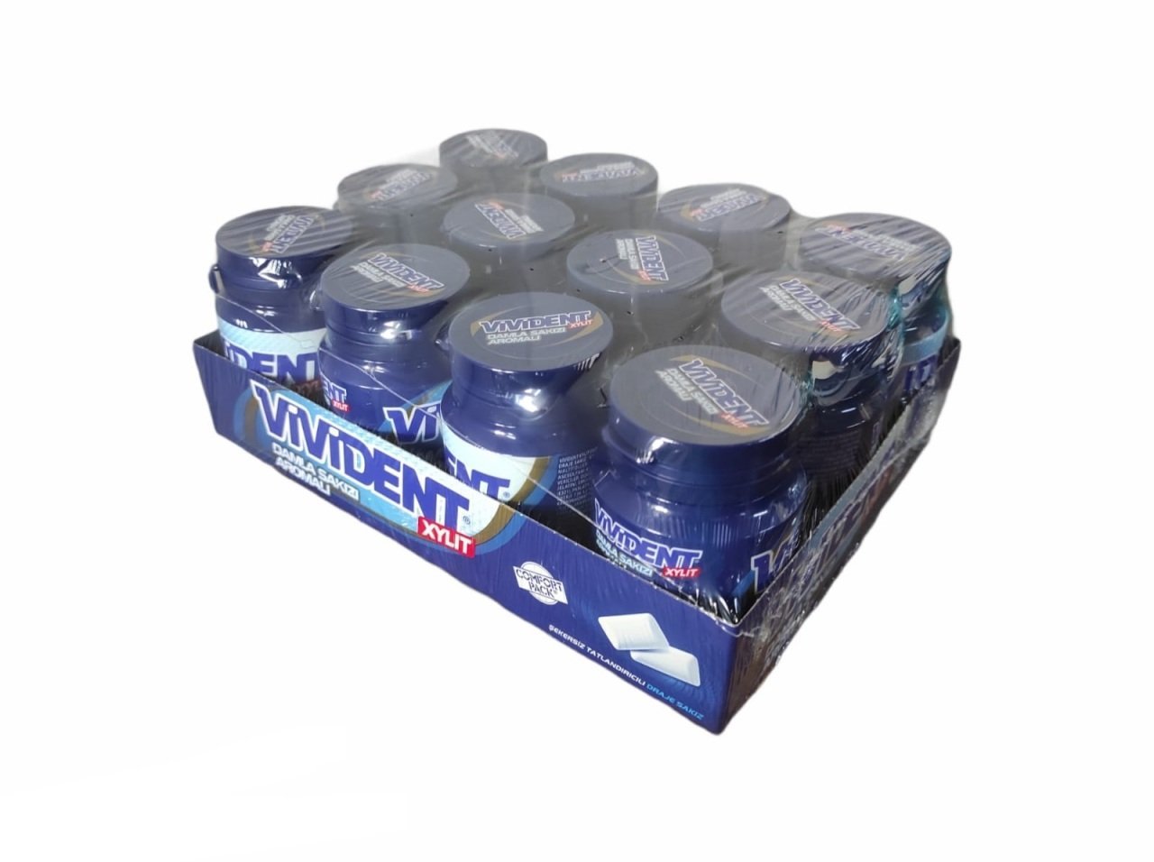 Vivident Comfort Pack Damla Sakız Aromalı 67gr 12 Adet