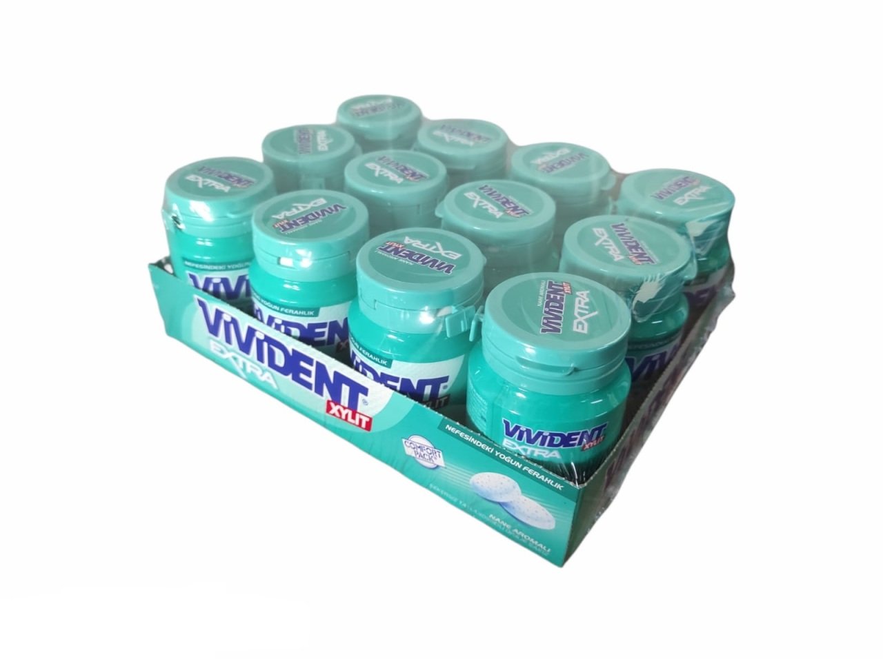 Vivident Comfort Pack Extra Nane Aromalı 66gr 12 Adet