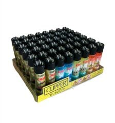 Clİpper Pocket Taşlı Çakmak İstanbul Desenli 48 Adet 5674