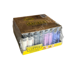 Clipper Micro Renkli Taşlı Çakmak 48 Adet 1211