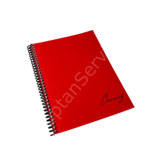 Tokaç A5 Defter Kareli 72 Yaprak Kırmızı Renk 1 Adet